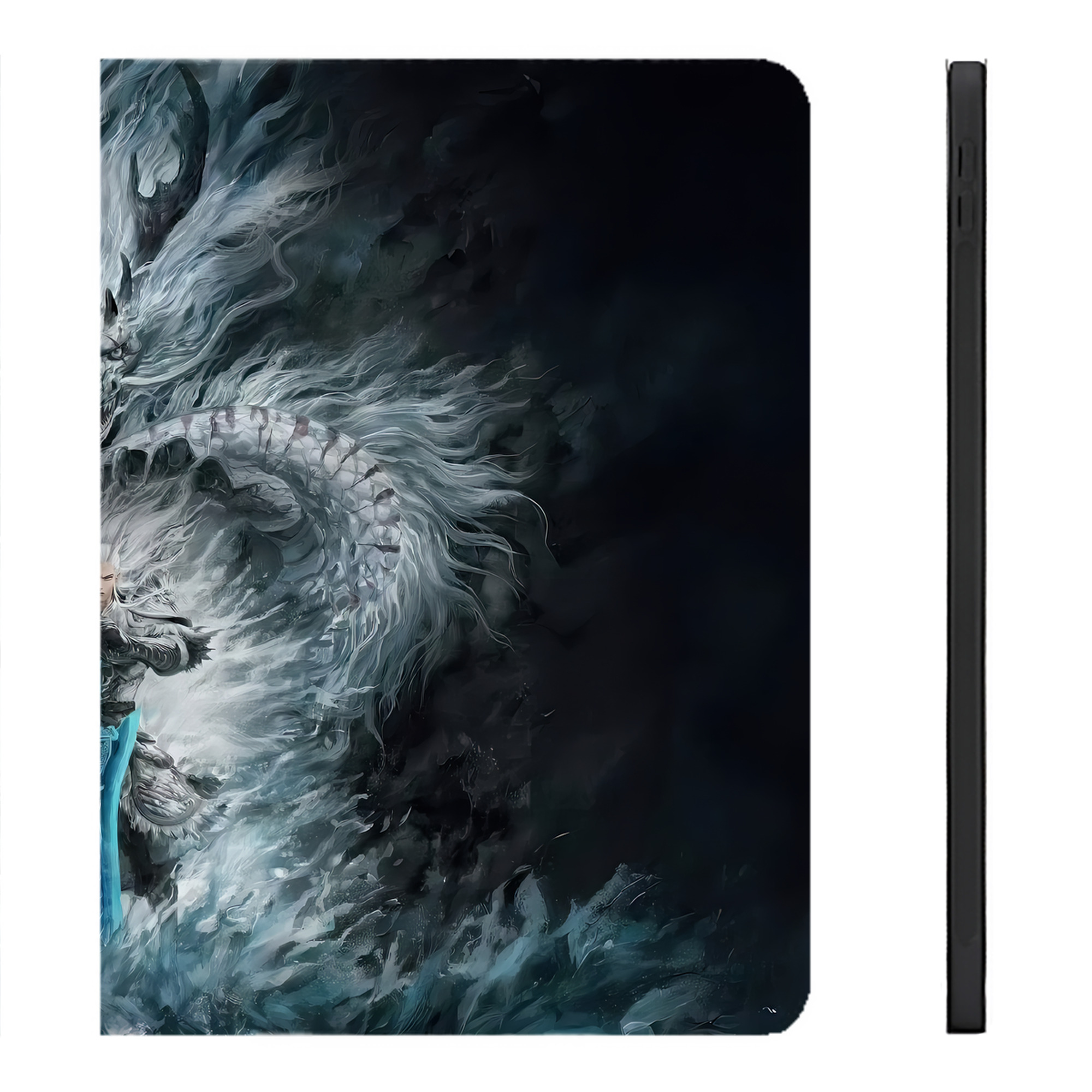 （画像用） Ne Zha 2 ナタ 魔童の大暴れ IPadケース ペンホルダー付き ブックスタイルデザイン